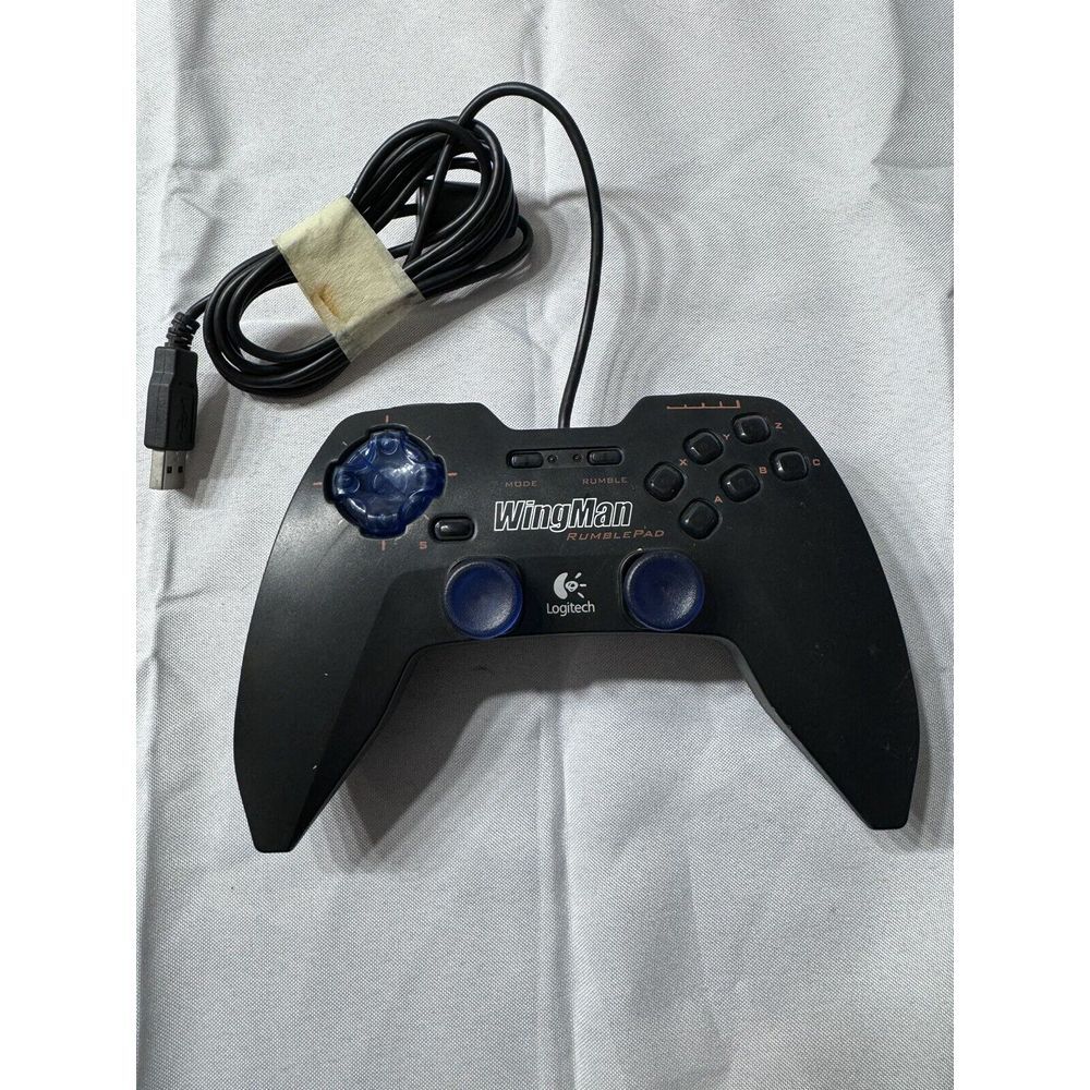 Logitech Wingman Rumblepad OEM USB Controller AR34 908416 Christmas! Tested‎